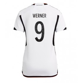 Jalkapallo Pelipaidat/Peliasut Saksa Timo Werner 9 Naisten Kotipelipaita Mm-Kisat 2022